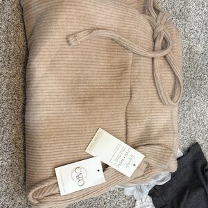 Cato Beige Ribbed Knit Pants